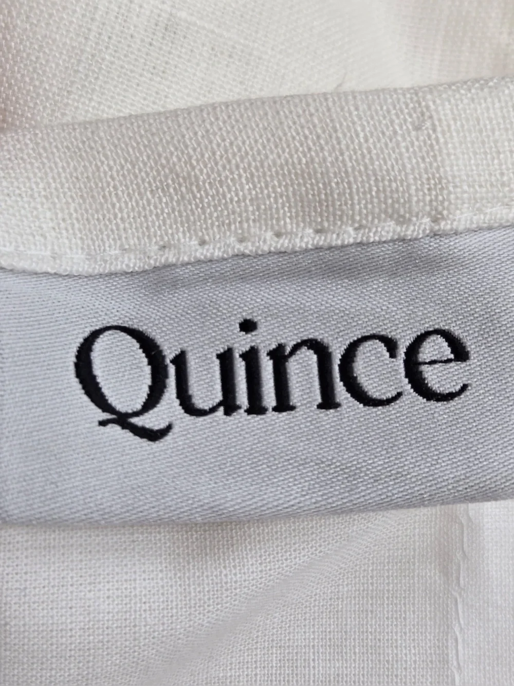 NWT QUINCE Set Of 2 48x96 European Linen Curtains White 0423